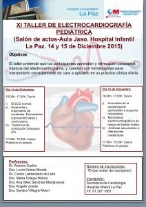 XI Taller de Electrocardiografia pediatrica